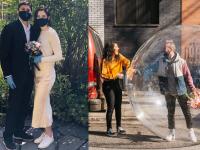 लॉकडाउन के बीच दुनिया भर के इन कपल्स ने रचाई अनोखी शादी, वीडियो कॉन्फ्रेंस के जरिए लिया बड़ों का आशीर्वाद - | Amid the lockdown, these couples from across the world organized a unique wedding, took the blessings of the elders through video conference | Latest world Photos at Lokmatnews.in