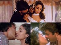 Pics: संजय दत्त से लेकर शाहरुख खान तक माधुरी दीक्षित ने इन स्टार्स के साथ किए थे इंटिमेट सीन्स - | Pics: madhuri dixit intimate hot scenes with sanjay dutt, shahrukh khan and other celebrities | Latest hot-sexy Photos at Lokmatnews.in