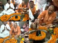 MahaShivratri: महादेव की भक्ति में लीन CM योगी आदित्यनाथ, महाशिवरात्रि के अवसर पर भरोहिया शिव मंदिर में की पूजा-अर्चना - | MahaShivratri CM Yogi Adityanath Offers Prayers at bharohia shiv temple in gorakhpur see pics | Latest india Photos at Lokmatnews.in