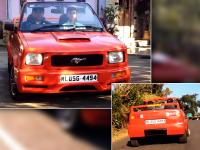 Maruti Suzuki की इस कार को किया ऐसा मोडिफाई, लोग देख रह गए हैरान, देखें तस्वीरें - | maruti Suzuki 800 modified ford mustang, see pics photos images | Latest automobile Photos at Lokmatnews.in