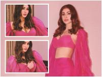 PHOTOS : मौनी रॉयने पिंक रंगाच्या ड्रेसमधले शेअर केलं लेटेस्ट फोटोशूट, ग्लॅमरस लूक पाहून चाहते झाले घायाळ - Marathi News | Mouni roy shared a series of pictures from her latest pink dress photoshoot | Latest filmy Photos at Lokmat.com