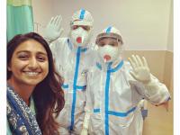 मंत्री की बहू मोहिना कुमारी हुईं कोरोना मुक्त, डॉक्टरों की फोटो शेयर करके लिखा इमोशनल पोस्ट-Photos - | mohena kumari finally tested corona negative after a month | Latest television Photos at Lokmatnews.in