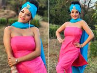 पिंक सूट में मोनालिसा ने शेयर किया रेट्रो लुक, तस्वीरों ने बढ़ाया इंटरनेट का पारा - | Monalisa shared retro look in pink suit pictures raised internet | Latest television Photos at Lokmatnews.in