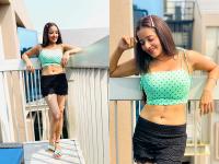 मोनालिसा की ग्लैमरस अदाओं ने लूटा दर्शकों का दिल, ब्लू शॉर्ट ड्रेस में शेयर की तस्वीरें - | Monalisa Latest Photos in Short Blue and Black Dress Pictures Goes Viral on Social Media | Latest bollywood Photos at Lokmatnews.in