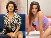 मोनालिसा के सिजलिंग फोटोशूट ने फैंस को किया घायल, प्रिंटेड टॉप में शेयर की तस्वीरें - | Monalisa sizzling photoshoot in printed top short dress see pics | Latest bhojpuri Photos at Lokmatnews.in