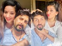 मोनालिसा ने पति विक्रांत सिंह राजपूत संग की जमकर मस्ती, देखें कपल की खूबसूरत तस्वीरें - | Monalisa with husband vikrant singh rajpoot funny photos viral | Latest television Photos at Lokmatnews.in