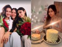 मौनी रॉय ने दिशा पाटनी और सोनम बाजवा संग मनाई एडवांस में बर्थडे पार्टी, देखें तस्वीरें - | Mouni Roy celebrate birthday party with disha patani and sonam bajwa see pics | Latest bollywood Photos at Lokmatnews.in