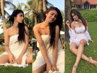 जब मौनी रॉय की इन तस्वीरों में इंटरनेट पर बढ़ाया पारा, आप भी देखें - | mouni roy raise the temperature on internet with her new hot killing looks, see pics photos | Latest hot-sexy Photos at Lokmatnews.in