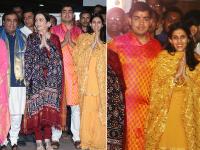 तस्वीरें: मुकेश अंबानी परिवार ने किया सिद्धिविनायक का दर्शन, होने वाली बहू श्लोका मेहता भी थी साथ - | mukesh ambani family and shloka mehta visit siddhivinayak temple in mumbai, see pics photos hd images | Latest india Photos at Lokmatnews.in