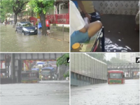 Mumbai Rains in Pics: मुंबई में भारी बारिश, कई इलाकों में जलभराव से बढ़ी परेशानी, लोगों के घरों में घुसा पानी - | Mumbai Rains: Heavy rains in Mumbai, waterlogging in many areas increased, water entered people's homes | Latest india Photos at Lokmatnews.in