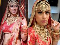 नागिन 4 एक्ट्रेस निया शर्मा का दुल्हन लुक हुआ वायरल, खूबसूरत अंदाज से फैंस को किया घायल, देखें तस्वीरें - | Naagin 4 Finale Brinda aka nia sharma traditional bridal look went viral see pics | Latest television Photos at Lokmatnews.in