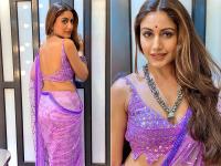 Photos: सुरभि चंदना ने साड़ी में दिखाया ग्लैमरस अंदाज, देखें एक्ट्रेस की खूबसूरत तस्वीरें - | Naagin 5 fame surbhi chandna latest glamrous photos goes viral on internet see pics | Latest television Photos at Lokmatnews.in