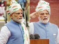 75th Independence Day: प्रधानमंत्री नरेंद्र मोदी ने 9वीं बार लाल किले पर फहराया तिरंगा, दिया नया नारा- 'जय जवान, जय किसान, जय विज्ञान और जय अनुसंधान' - | 75th Independence Day Prime Minister Narendra Modi hoisted the tricolor at the Red Fort for the 9th time see photos | Latest india Photos at Lokmatnews.in