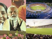 PM Modi Varanasi: प्रधानमंत्री मोदी ने वाराणसी में अंतरराष्ट्रीय क्रिकेट स्टेडियम की आधारशिला रखी, देखें तस्वीरें - | Narendra Modi Varanasi visit Modi lays foundation stone of international cricket stadium in Varanasi | Latest india Photos at Lokmatnews.in