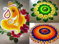 Diwali Rangoli Designs 2020: धनतेरस और दिवाली के मौके पर रंगोली डिज़ाइन से सजाएं घर, यहाँ देखें 10 लेटेस्ट रंगोली डिज़ाइन - | new latest rangoli designs 2020 for diwali dhanteras narak chaturdashi festival seasons | Latest spirituality Photos at Lokmatnews.in