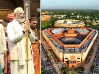 पीएम मोदी ने किया नए संसद भवन का उद्घाटन, देखें अंदर से कैसा दिखता है भारतीय लोकतंत्र का नया मंदिर - | PM Modi inaugurated the new Parliament House, see how the new temple of Indian democracy looks from inside | Latest india Photos at Lokmatnews.in