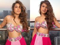 PHOTOS: निया शर्मा के ग्लैमरस लुक ने इंटरनेट पर मचाई धूम, देखें तस्वीरें - | Nia Sharma Photoshoot in Pink Dress Photos Goes Viral on Social Media | Latest television Photos at Lokmatnews.in