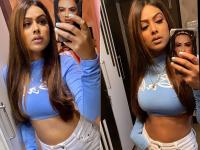 PHOTOS: नागिन एक्ट्रेस निया शर्मा का स्टाइलिश लुक हुआ वायरल, सेल्फी लेती आईं नजर, देखें तस्वीरें - | Nia Sharma sizzling photos instagram pics goes viral | Latest television Photos at Lokmatnews.in