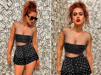 ब्लैक की शॉर्ट ड्रेस पहन निया शर्मा ने बढाया इंटरनेट का पारा, ग्लैमरस अंदाज़ में दिए ऐसे-ऐसे पोज - | tv actress nia sharma look glamorous in black short dress photos raised the internet mercury | Latest television Photos at Lokmatnews.in