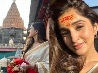 महाकाल के दर्शन करने पहुंची 'अनुपमा' सीरियल की किंजल, कहा 'भस्म आरती देखकर रोंगटे खड़े हो गए' - | Anupama serial Kinjal aka nidhi shah reached to see Mahakal temple in ujjain shared her experience see pics | Latest television Photos at Lokmatnews.in