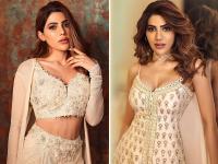 निक्की तंबोली ने डीप नेक ड्रेस पहन कराया फोटोशूट, कैमरे के सामने दिए ऐसे पोज - | Nikki Tamboli did photoshoot in a deep neck purple dress, posed like this in front of the camera | Latest television Photos at Lokmatnews.in