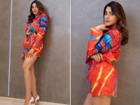 कलरफुल शॉर्ट ड्रेस में निक्की तंबोली ने बढाया इंटरनेट का पारा, देखें फोटो - | Nikki Tamboli raises internet mercury in colorful short dress, see photo | Latest television Photos at Lokmatnews.in