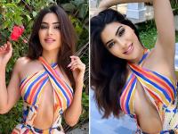 निक्की तंबोली ने मल्टीकलर मोनोकिनी पहन बढ़ाया इंटरनेट का पारा, पूल किनारे दिए पोज, देखें तस्वीरें - | Nikki Tamboli raises the temperature of the internet in multicolored monokini poses by the pool see photos | Latest television Photos at Lokmatnews.in