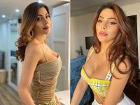 Nikki Tamboli Photos: 'बिग बॉस 14' की ग्लैमरस कंटेस्टेंट निक्की तंबोली ने फिर शेयर की तस्वीरें - | Nikki Tamboli Sizzling Photos goes trending on social media see pics | Latest television Photos at Lokmatnews.in