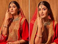 रेड कलर के लहंगे में दुल्हन सी खूबसूरत दिखीं 'बिग बॉस 16' की कंटेस्टेंट, तस्वीरें देख फैंस हुए दीवाने - | Bigg Boss 16 fame Nimrit Kaur Ahluwalia looked beautiful like a bride in a red lehenga, fans went crazy after seeing the pictures | Latest television Photos at Lokmatnews.in