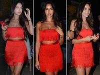 नोरा फतेही के रेड हॉट अवतार ने लूटा फैंस का दिल, देखें तस्वीरें - | Photos: 'Dilbar' girl Nora Fatehi's Red Hot Avtaar Steals Fans Heart | Latest hot-sexy Photos at Lokmatnews.in