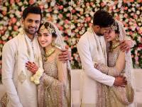 PHOTOS: नई दुल्हन सना जावेद ने शेयर की शोएब मलिक संग तस्वीरें, जानें कौन है सना जावेद? - | Pakistani Actress Sana Javed Wedding with Shoaib Malik Photos goes viral see pics | Latest bollywood Photos at Lokmatnews.in