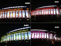तस्वीरें: राज्य सभा में आर्टिकल 370 हुआ पास, संसद भवन जगमग - | Delhi: Parliament Illuminated after Article 370 and 35A were passed in the Rajya Sabha today | Latest india Photos at Lokmatnews.in