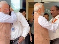 पीएम के गले लगकर रो पड़े इसरो प्रमुख के सिवन, पीएम की आखें भी हुई नम