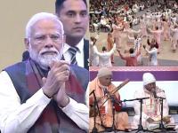 पीएम मोदी ने भारत मंडपम में श्रील प्रभुपाद जी की 150वीं जयंती पर कार्यक्रम को संबोधित किया, देखें तस्वीरें - | PM Modi addresses programme on 150th anniversary of Srila Prabhupada Ji at Bharat Mandapam | Latest india Photos at Lokmatnews.in