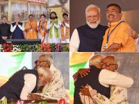 बंगाल शपथ समारोह में PM मोदी के भावुक और यादगार पल | Pm Modi Bengal Bjp Government Oath Ceremony Photos | Latest india Photos at Lokmatnews.in