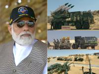 Bharat Shakti Exercise Live: भारत के पास अब स्वदेशी ताकत, राजस्थान में गरजे पीएम मोदी, देखें तस्वीरें - | PM Narendra Modi Attends Exercise Bharat Shakti in Pokhran Rajasthan Defence Exercise | Latest india Photos at Lokmatnews.in