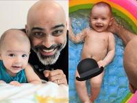 ‘रोडीज’ फेम रघुरामच्या चिमुकल्याचे फोटो व्हायरल, पाहा क्यूट फोटो - Marathi News | Roadies Fame Raghu Ram son cute photos goes viral-ram | Latest filmy Photos at Lokmat.com