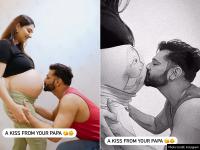 राहुल वैद्य ने पत्नी दिशा परमार के बेबी बंप को किया KISS, देखें तस्वीरें - | Rahul Vaidya Kisses Disha parmar Baby bump see pics | Latest bollywood Photos at Lokmatnews.in