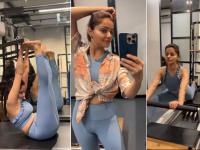 एक्ट्रेस रुबीना दिलैक ने शेयर किया वर्कआउट वीडियो, फिटनेस देख फैन्स हुए इम्प्रेस - | Rubina Dilaik shares stunning workout video fans gone crazy | Latest television Photos at Lokmatnews.in