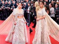 Cannes 2023: रेड कार्पेट पर सारा अली खान का रॉयल अंदाज, देखें तस्वीरें - | Sara Ali Khan wear Lehenga in Cannes Film Festival see pics | Latest bollywood Photos at Lokmatnews.in