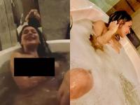 Pics: बहन ने नशे की हालत में सारा खान का नहाते हुए न्यूड वीडियो किया पोस्ट - | Ex Bigg Boss contestant sara khan sister post her nude video on social media, see pics photos images | Latest hot-sexy Photos at Lokmatnews.in