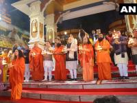 अमित शाह ने ऋषिकेश में गंगा आरती में हिस्सा लिया, पूजा-अर्चना की, देखें तस्वीरें - | Amit Shah participated in Ganga Aarti in Rishikesh, performed puja, see photos | Latest india Photos at Lokmatnews.in