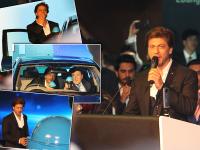 Auto Expo 2018: Hyundai के swachh can की लॉन्चिंग में इस अंदाज में पहुंचे शाहरुख खान, देखें तस्वीरें - | auto expo 2018 shah rukh khan at hyundai launches swachh can under swachh bharat abhiyan | Latest automobile Photos at Lokmatnews.in