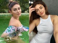 फ्लोरल ड्रेस में पूल में उतरीं 'कांटा लगा' गर्ल शेफाली जरीवाला, देखें एक्ट्रेस की ग्लैमरस तस्वीरें - | Shefali Jariwala Pool Photos in Floral Swimwear see pics | Latest television Photos at Lokmatnews.in