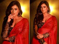 श्वेता तिवारी ने लाल साड़ी में लगीं बला की खूबसूरत, अदाएं देख फैंस हो गए बेकाबू - | actress shweta tiwari looked beautiful in a red saree see pics | Latest television Photos at Lokmatnews.in