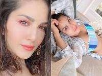 सनी लिओनीने शेअर केले फॅन्ससोबत ग्लॅमरस फोटो, See pics - Marathi News | Sunny leone Share glamorous photos | Latest filmy Photos at Lokmat.com