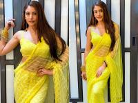 सुरभि चंदना ने पिली साड़ी में शेयर की स्टाइलिश तस्वीरें, देखें नागिन एक्ट्रेस का ये खास अंदाज, see pics - | surbhi chandna yellow saree glamorous photo goes viral on internet see pics | Latest television Photos at Lokmatnews.in