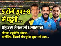 T20 World Cup 2024: 5 टीमें सुपर-8 में पहुंची, पॉइंट्स टेबल में धमासान, श्रीलंका, न्यूजीलैंड, ओमान, नामीबिया, पीएनजी और यूगांडा बाहर... - | T20 World Cup 2024 Super 8 List India Australia Afghanistan west indies and south africa points table update | Latest cricket Photos at Lokmatnews.in