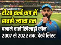 T20 World Cup 2024: टी20 वर्ल्ड कप में सबसे ज्यादा रन बनाने वाले खिलाड़ी कौन, 2007 से 2022 तक, देखें लिस्ट - | T20 World Cup 2024 Top Batsman with most runs in T20 World Cup List Updated vishwa cup t20 | Latest cricket Photos at Lokmatnews.in