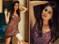 टीवी की ‘नागिन’ तेजस्वी प्रकाश ने बाथरूम में कराया फोटोशूट, वाइन कलर की ड्रेस में दिखाई कातिल अदाएं - | tejasswi prakash did a photoshoot in the bathroom wearing wine color outfit and flaunts toned legs | Latest television Photos at Lokmatnews.in